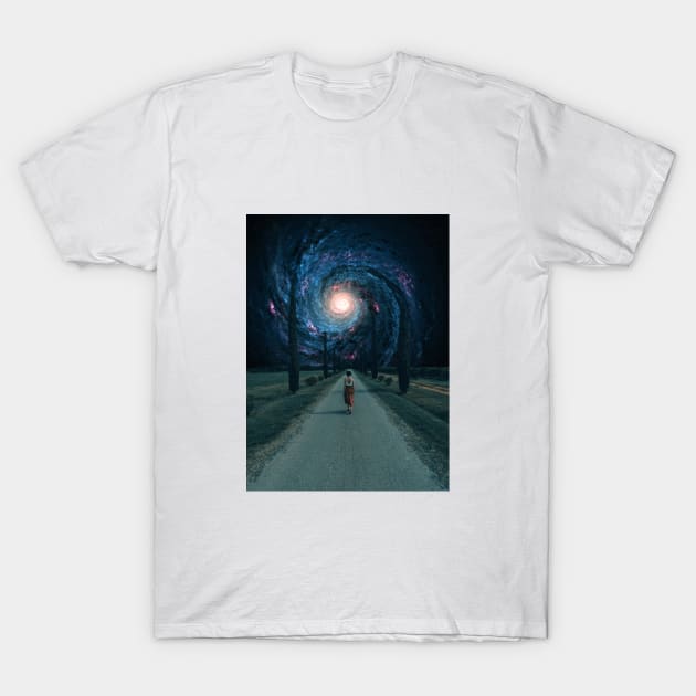 Walking out of this world T-Shirt by DreamCollage